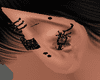 !F! BLACK PIERCING EARS