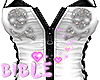 y2k skull corset