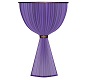 Purple curtains