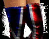 Union jack thigh boots