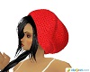 woman red hat