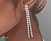 f. diamond drop earrings