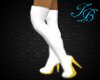  Neon Orang&White Boots