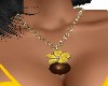 YELLOW  FLOWER  NECKLACE
