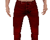 red denmine pants