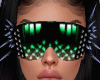 Spiked Glasses Green