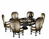 (PD) gold dining table