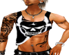 pulled up tank skull blk