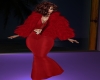 GR~Party Red Glitter Fur