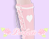 ♡ Heart Boots - Pinku