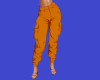 ORANGE CARGO PANTS