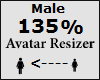 Avatar scaler 135% Male