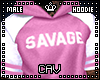 Pink Savage Hoodie