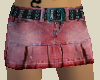 Red-jeans Skirt-belt
