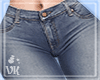 VK~Navy Flare Jeans