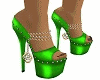 *LH* Green Sandal