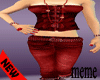 Sexy red Full Outfits #m
