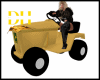 Tractor mower lawn actio