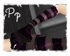 <Pp> PVC Purple Gloves