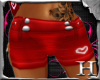 +H+ Heart Shorts -RedBBR