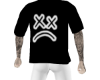 Yo Zotti Sad Face Blk T