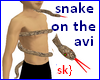 sk} Avi with snake male