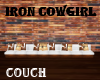 Iron Cowgirl Couch