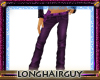 LHG purple jeans w belt