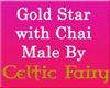 Gold Star with Chai Male