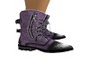 Purple Army Boots
