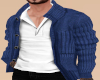 Blue Button up Cardigan