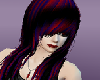 Emo hair red,purple