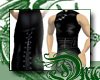 d Black PVC Hobble Dress