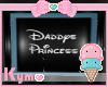 (K) Daddy Princess Frame
