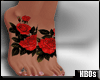 Art Rose Tattoo Feet