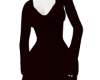 crimson red dress