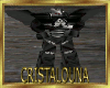 Dark black robot avatar