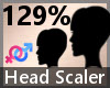 Head Scaler 129% F A