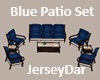 Blue Patio Set
