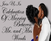 mr. and mrs woods banner