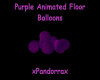 Purple Floor Balloons