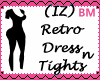 (IZ) Retro Dress nTights