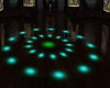 Green floor lights