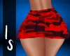 :Is: Red Camo Skirt RLL