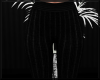 Black Striped Retro Pant