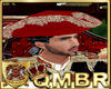 QMBR Hat Tricorn Red Lc
