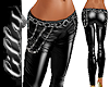 Latex chain leggings