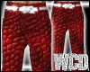 WCD Red snake skin pants