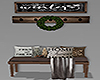 Winter Farmhouse Bench