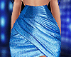 Metalic Blue Skirt
